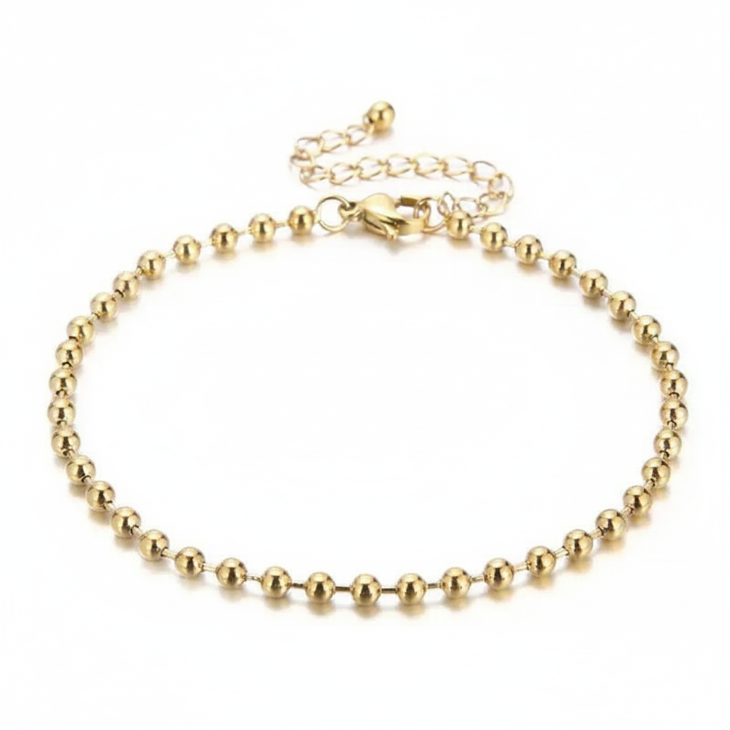 Gold Bead Bracelet - Standard View