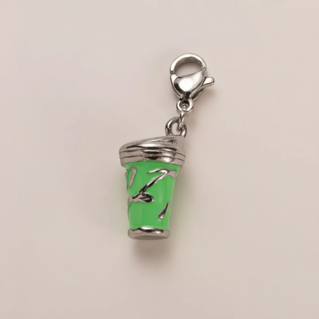 Green Cup Charm - Close Up