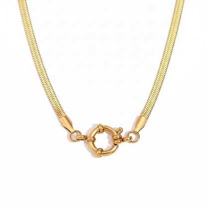 Herringbone Chain White Background