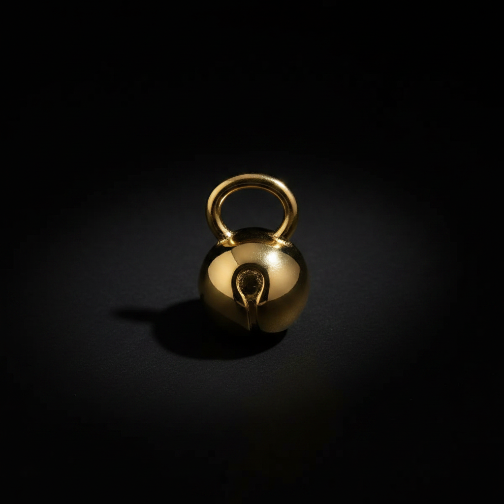 Kettlebell Charm - Dark Editorial