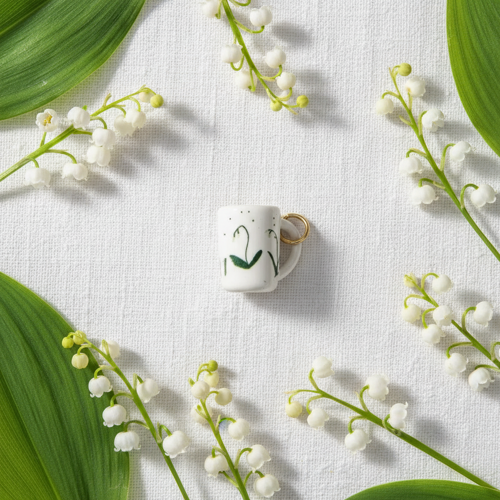 Lily of the Valley Mug - Fresh Flowers