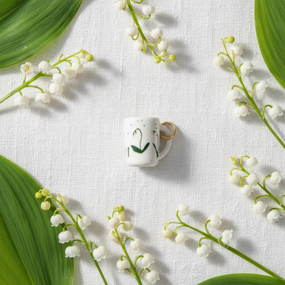 Lily of the Valley Mug - Fresh Flowers