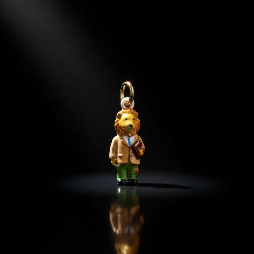 Lion Charm - Dark Luxury