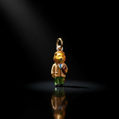 Lion Charm - Dark Luxury