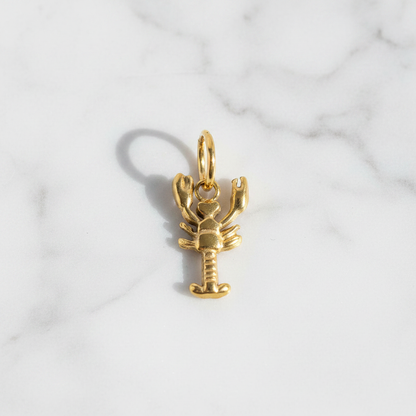 Lobster Charm - Marble Flat Lay