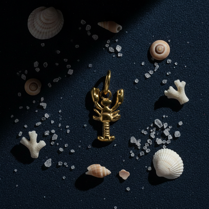 Lobster Charm - Navy Dark