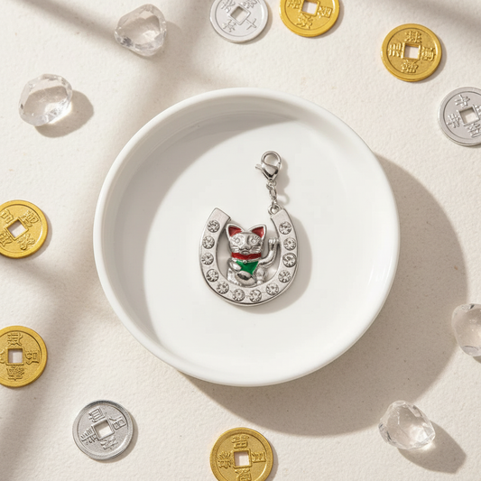 Lucky Cat Charm - Jewelry Dish