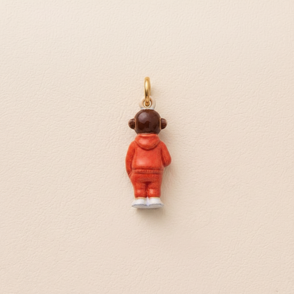 Monkey Charm - Back View