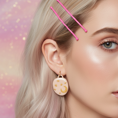 Moon Charm - Hair Pin