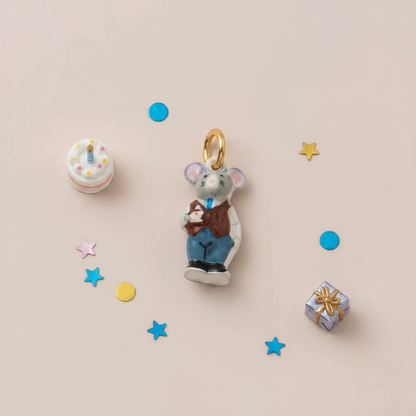 Mouse Charm 4 - Birthday Scene
