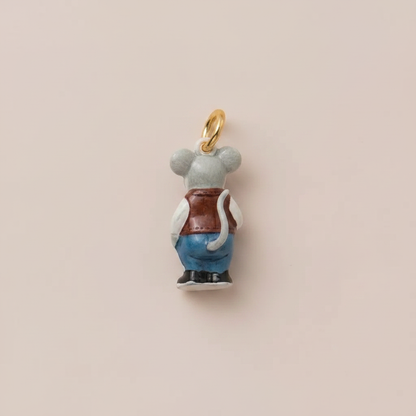 Mouse Charm - Back View