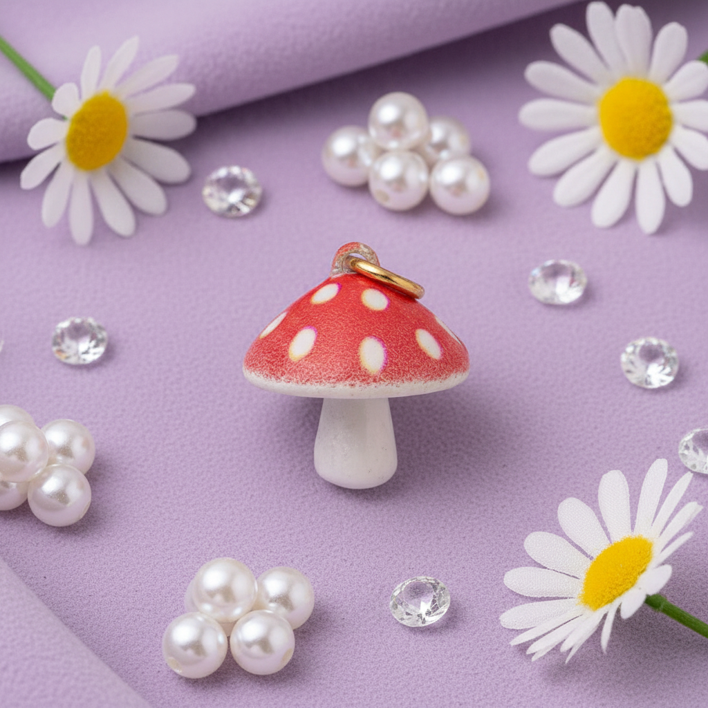 Mushroom Charm - Dreamy Lavender