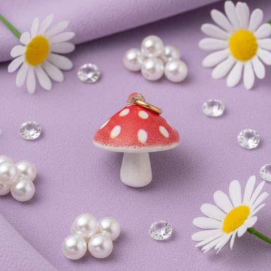 Mushroom Charm - Dreamy Lavender