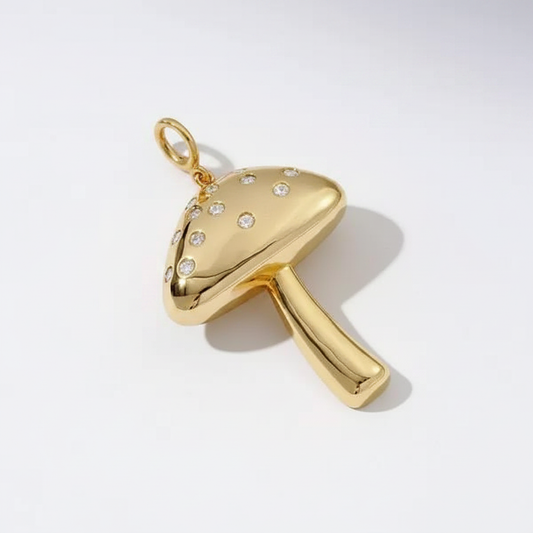 Mushroom Charm - Flat Lay