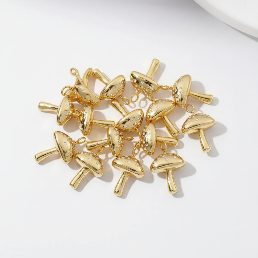 Mushroom Charm - Group Flat Lay