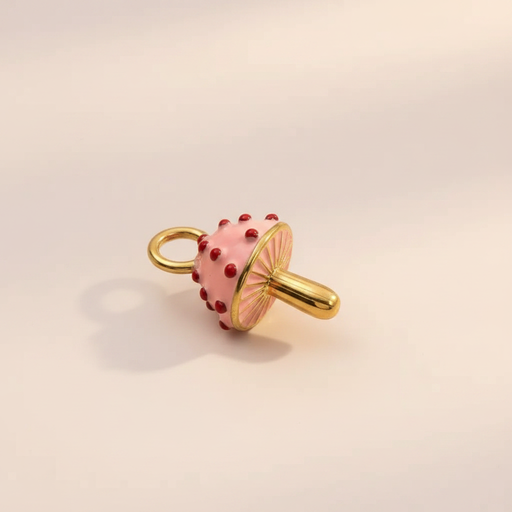 Mushroom Charm - Side Angle
