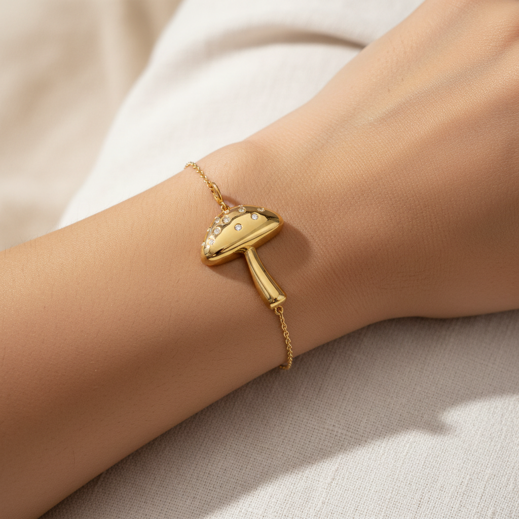 Mushroom Charm - Wrist Lifestyle