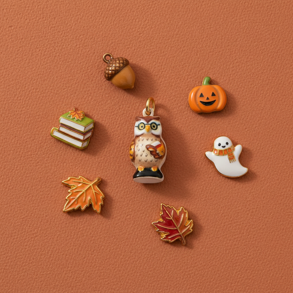 Owl Charm 7 - Terracotta Group