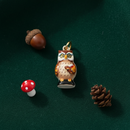 Owl Charm 9 - Woodland