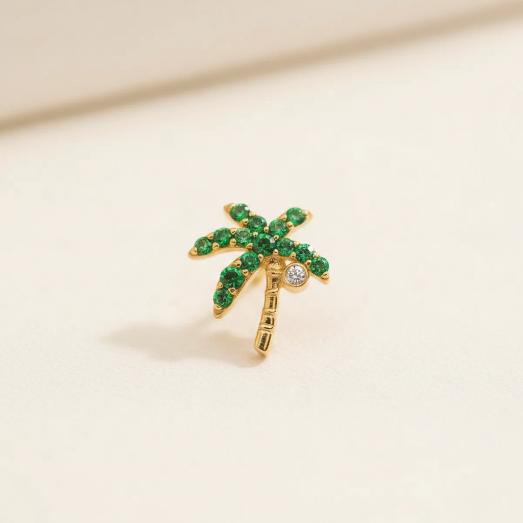 Palm Tree Charm Angle