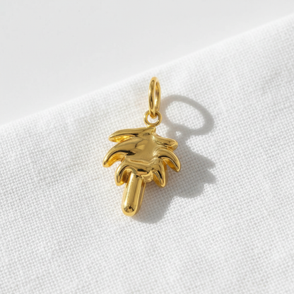 Palm Tree Charm - Linen Texture