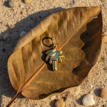 Palm Tree Charm - Tropical Leaf