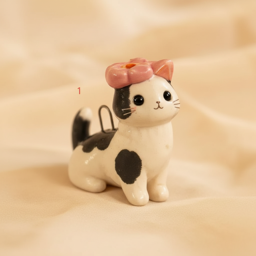 Pink Bow Cat - Main