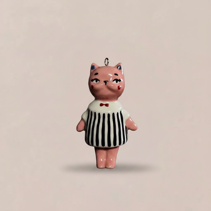 Pink Stripe Cat - Main