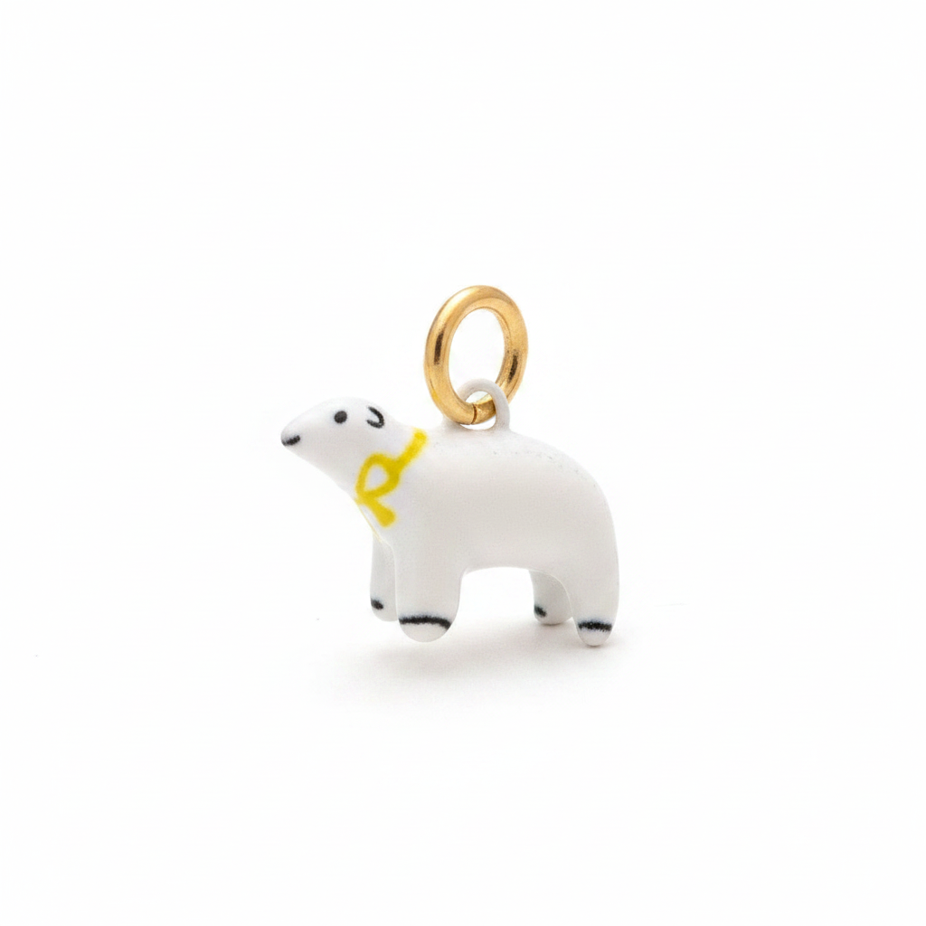 Polar Bear Charm 2 - White Background