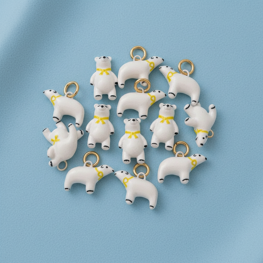 Polar Bear Charm 7 - Blue Group