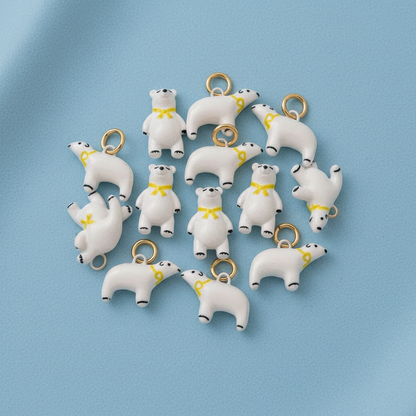 Polar Bear Charm 7 - Blue Group