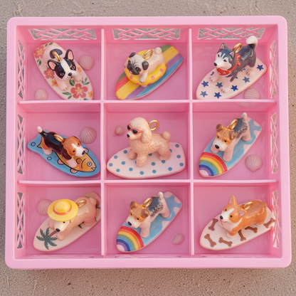 Poodle Charm - Pink Crate Display