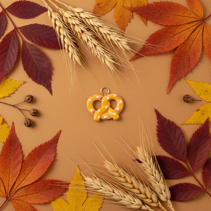 Pretzel Charm - Botanical