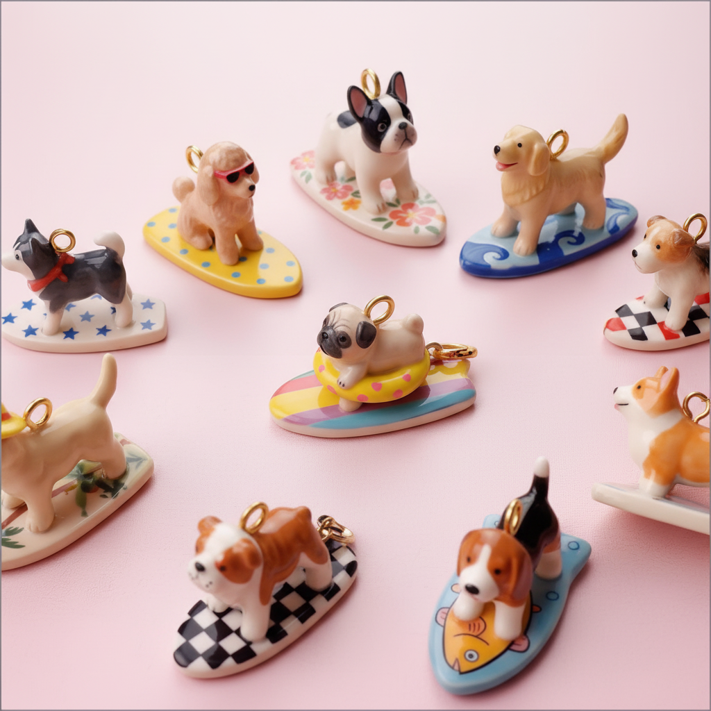 Pug Charm - Pink Lifestyle