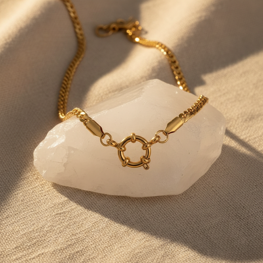 Quartz Crystal Golden Hour