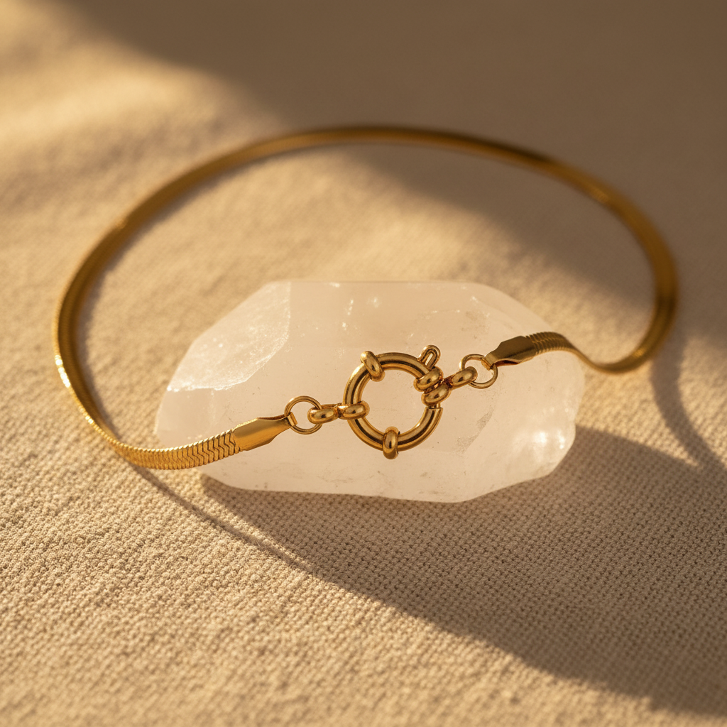 Quartz Crystal Golden Hour