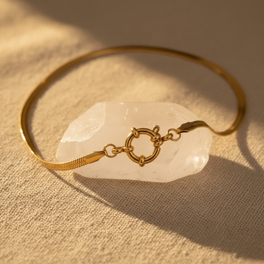 Quartz Crystal Golden Hour