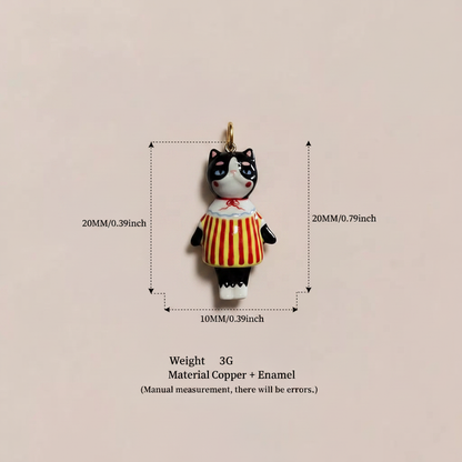 Red Stripe Cat - Dimension Sheet