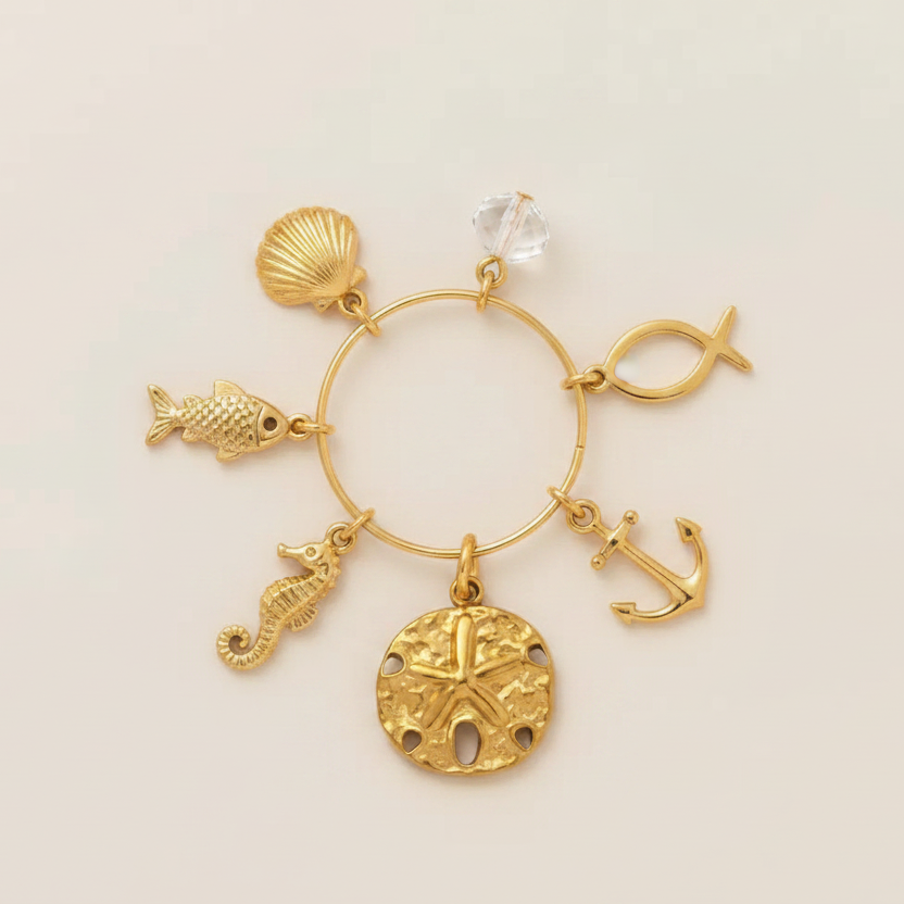 Sand Dollar Charm - Multi Charm Styling