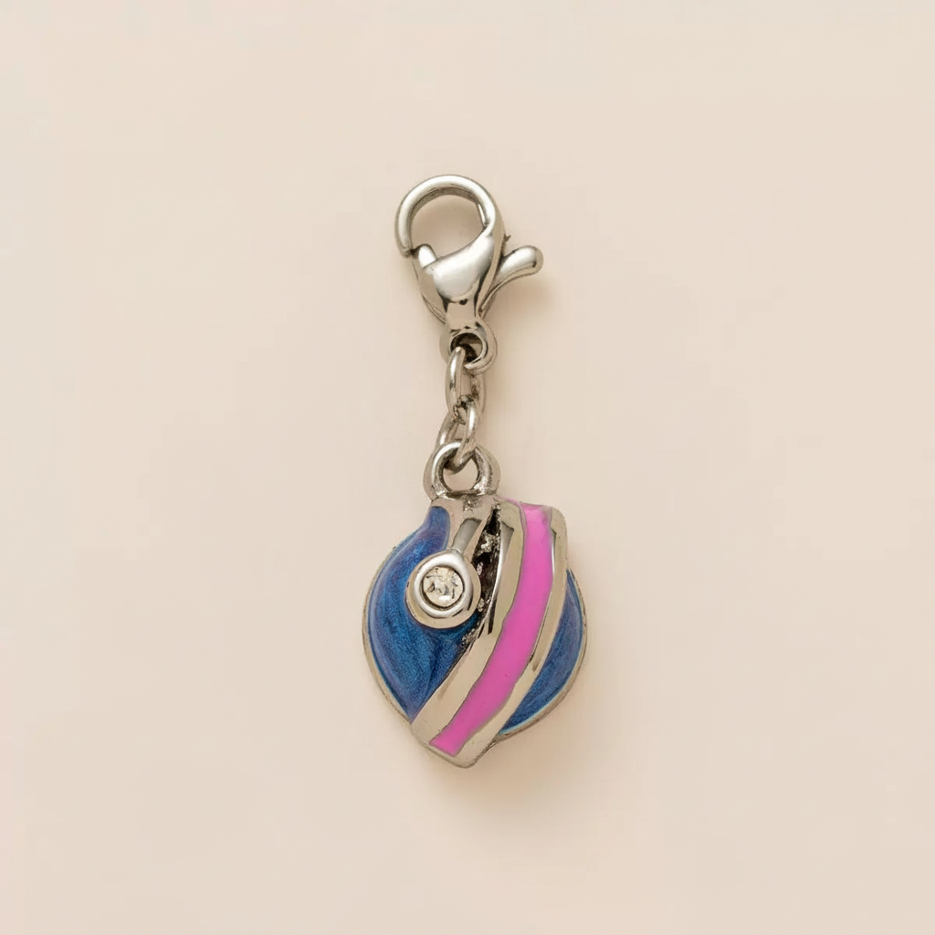 Silver 3D Heart - Front