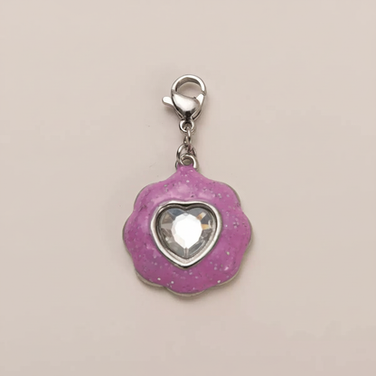 Silver Cookie Charm - Front