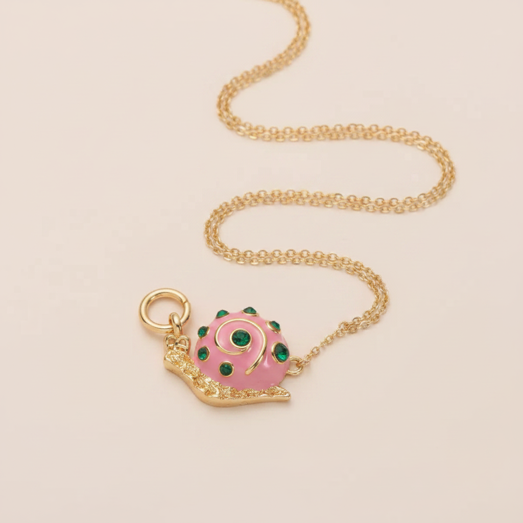Snail Charm - Flat Lay