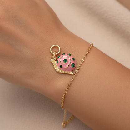 Snail Charm - Wrist Lifestyle