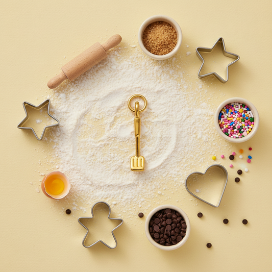 Spatula Charm - Baking Flatlay