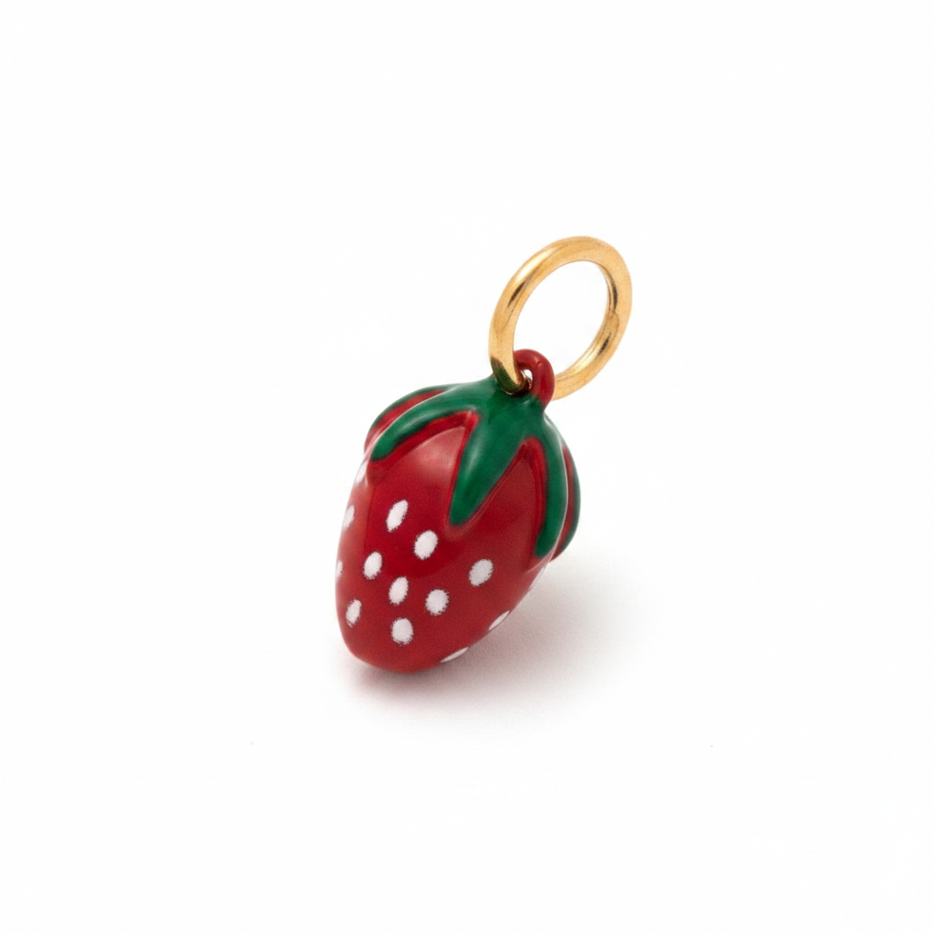 Strawberry Charm 2 - White Background