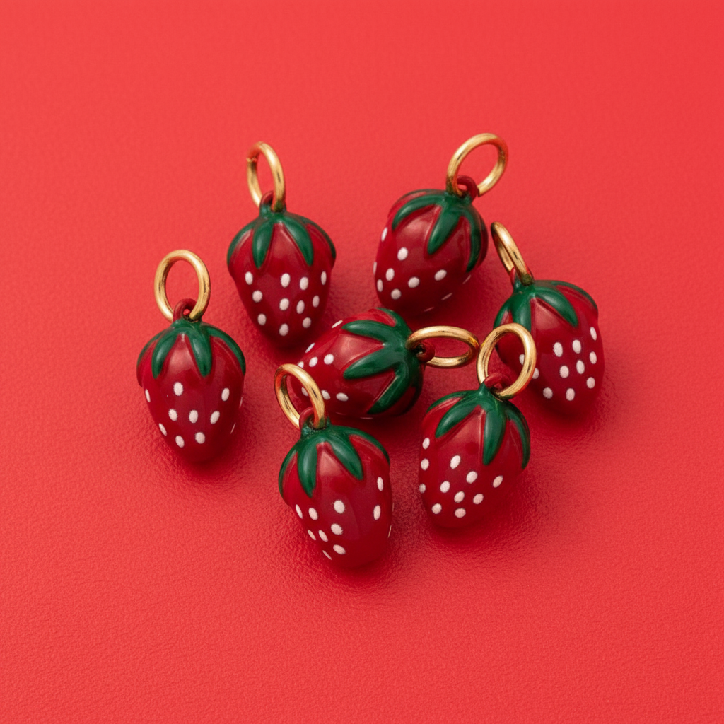Strawberry Charm 8 - Red Group