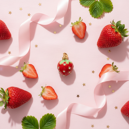 Strawberry Charm - Fruit Flat Lay