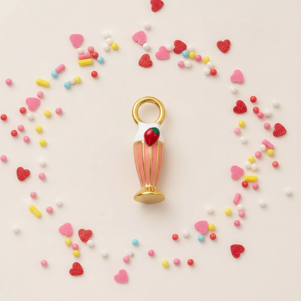 Strawberry Milkshake - Candy Sprinkles