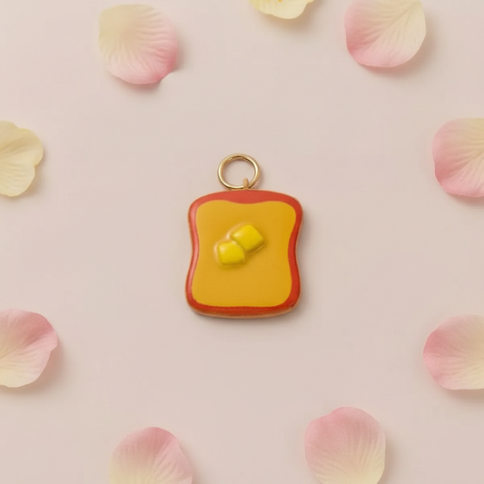 Toast Charm - Pink Floral