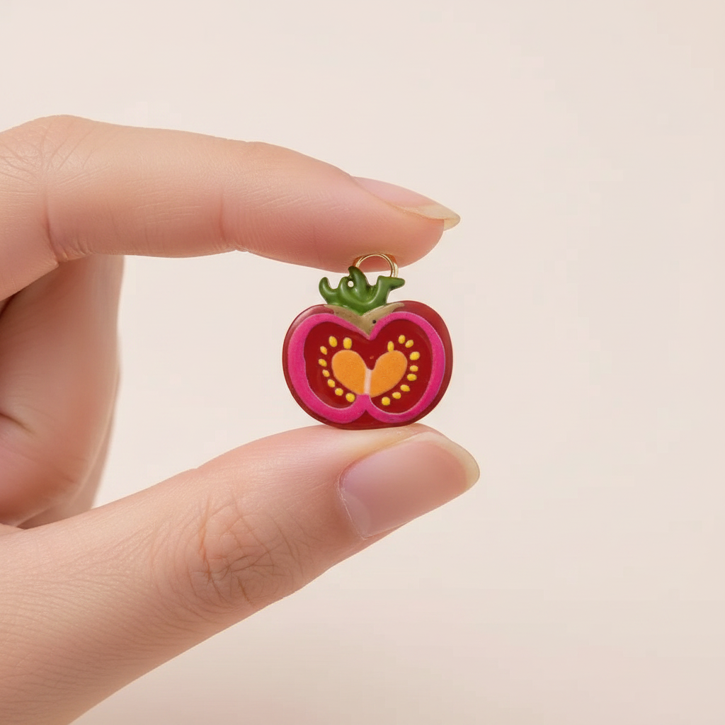 Tomato - Hand Close-up